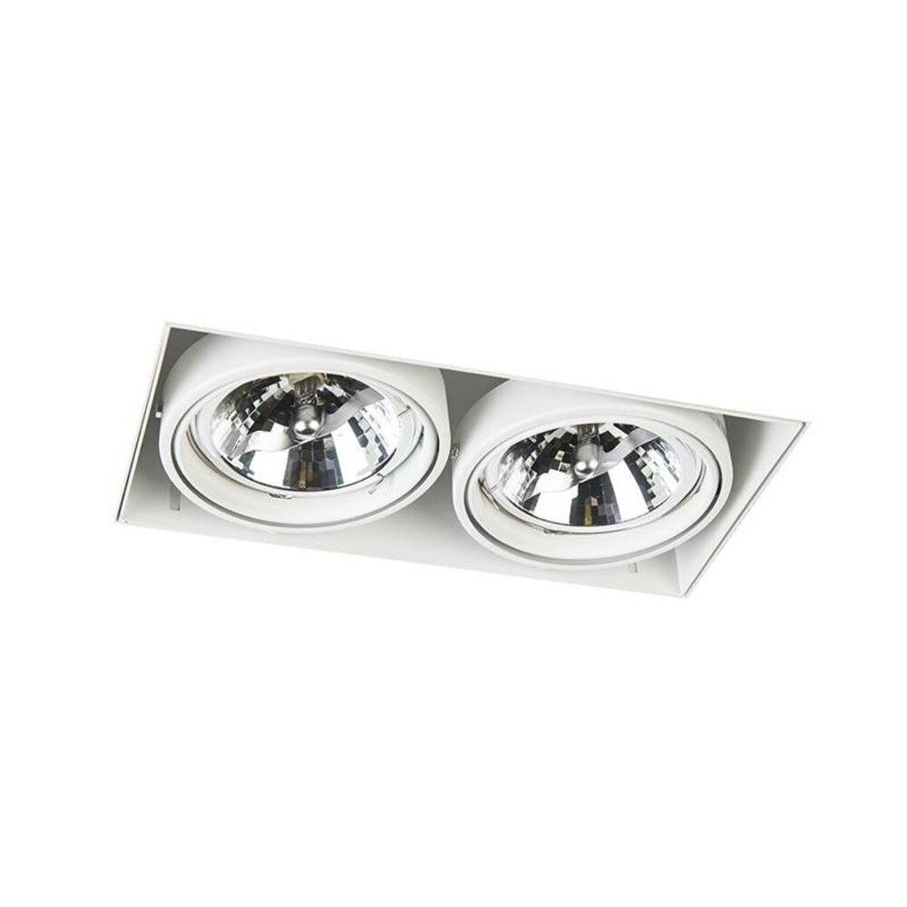 Lamponline Downlight Bado 2-flammig AR111 weiß Trimless Lamponline Downlight Bado 2-flammig AR111 weiß Trimless