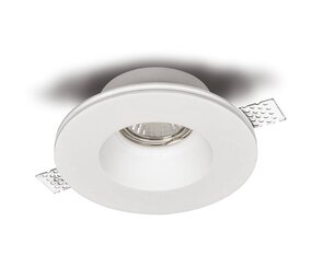 Artdelight Einbaustrahler Badu 1 Licht rund Trimless Gips