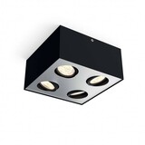 Philips Spot Box 4-Licht schwarz Philips Spot Box 4-Licht schwarz