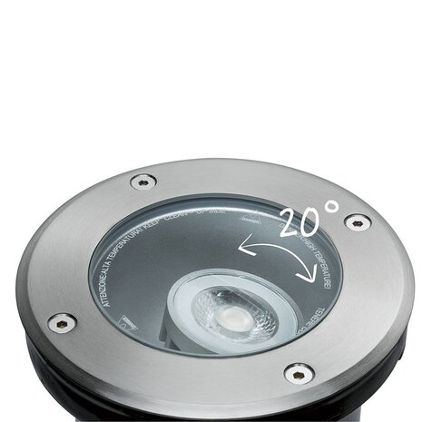 Paulmann Plug & Shine Bodeneinbauleuchte für den Außenbereich 6 Watt 38° warmweißes Licht Paulmann Plug & Shine Bodeneinbauleuchte für den Außenbereich 6 Watt 38° warmweißes Licht