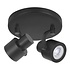 Spot Alto LED schwarz 2-Licht Spot Alto LED schwarz 2-Licht