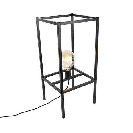 Qazqa Tischlampe Cage Qazqa Tischlampe Cage