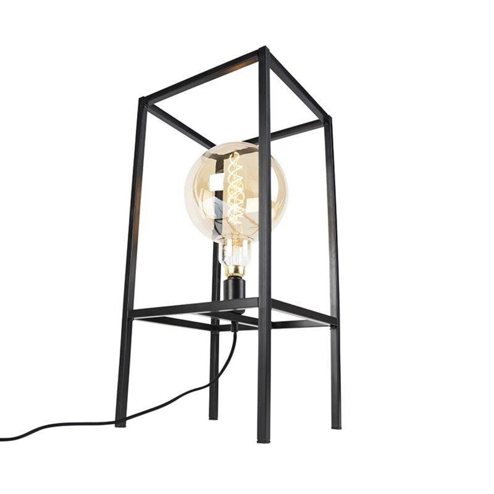 Qazqa Tischlampe Cage Qazqa Tischlampe Cage