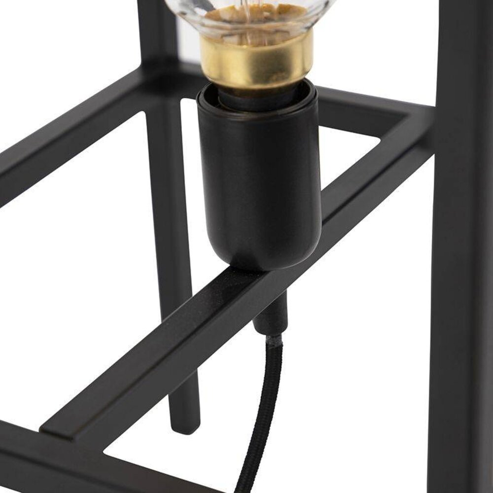 Qazqa Tischlampe Cage Qazqa Tischlampe Cage