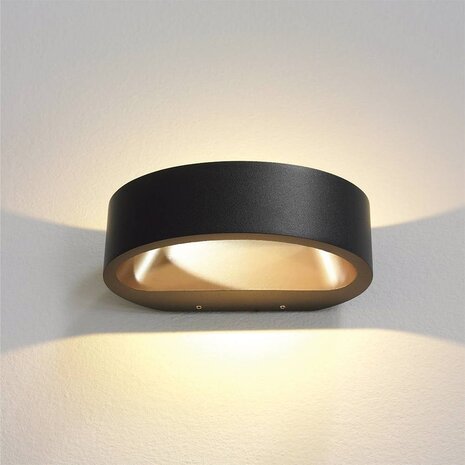 Artdelight Wandleuchte Sharp anthrazit