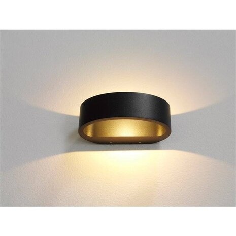 Artdelight Wandleuchte Sharp schwarz Artdelight Wandleuchte Sharp schwarz
