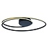 Deckenleuchte Ophelia schwarz oval klein Deckenleuchte Ophelia schwarz oval klein