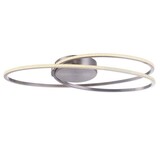 Freelight Deckenleuchte Ophelia mattchrom oval klein Freelight Deckenleuchte Ophelia mattchrom oval klein