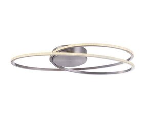 Freelight Deckenleuchte Ophelia mattchrom oval klein Freelight Deckenleuchte Ophelia mattchrom oval klein