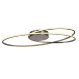 Freelight Deckenleuchte Ophelia mattchrom oval groß Freelight Deckenleuchte Ophelia mattchrom oval groß
