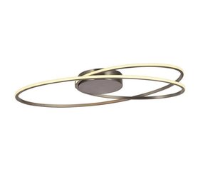 Freelight Deckenleuchte Ophelia mattchrom oval groß Freelight Deckenleuchte Ophelia mattchrom oval groß