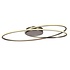 Deckenleuchte Ophelia mattchrom oval groß Deckenleuchte Ophelia mattchrom oval groß