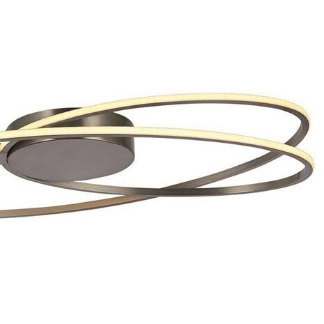 Freelight Deckenleuchte Ophelia mattchrom oval groß Freelight Deckenleuchte Ophelia mattchrom oval groß