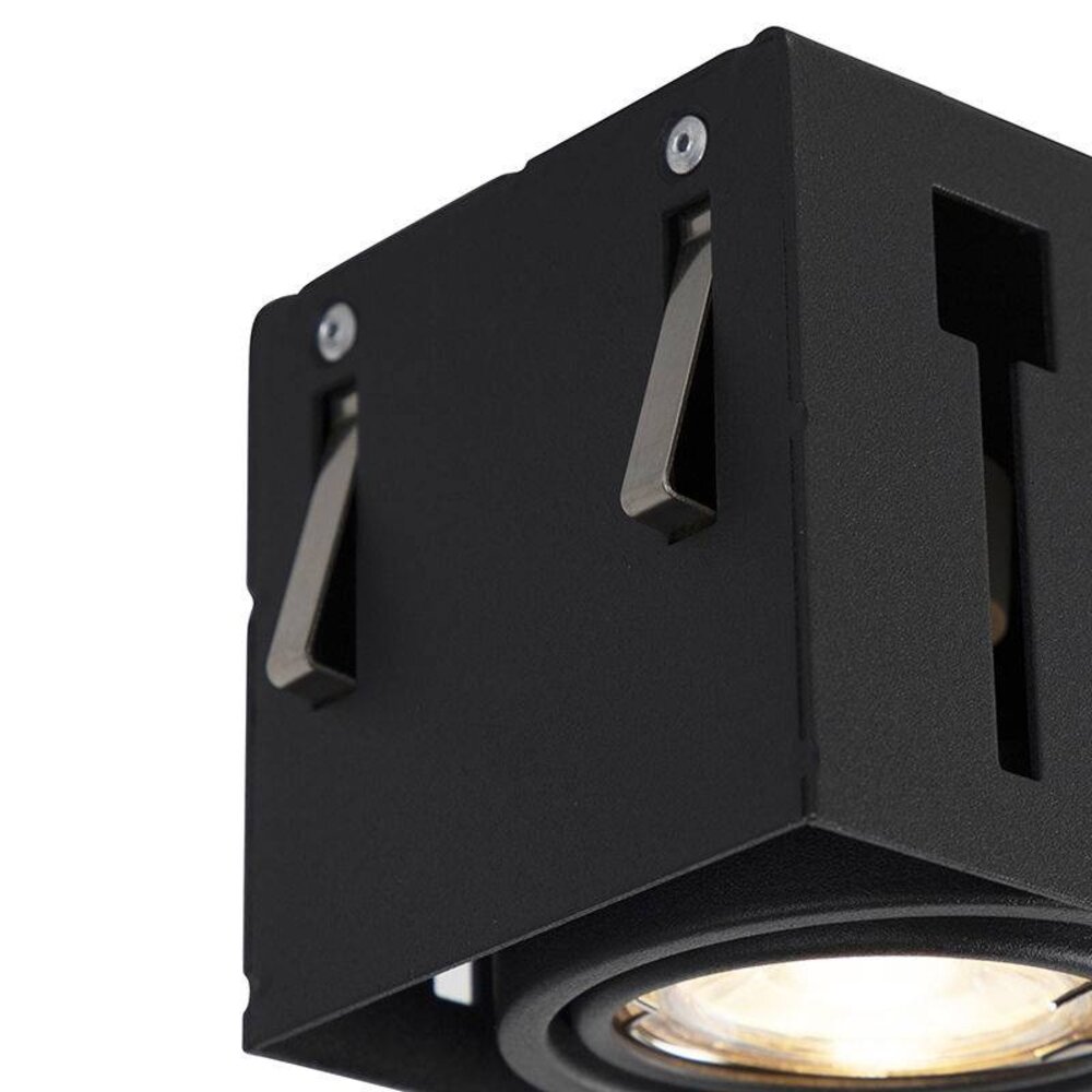 Downlight Bado 3-flammig Gu10 schwarz Trimless Downlight Bado 3-flammig Gu10 schwarz Trimless