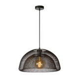 Lucide MESH - Hängeleuchte - Ø 45 cm - 1xE27 - Schwarz