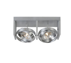 Lucide ZETT-LED Spot 2xAR111 12W 600LM 2700K Alu Lucide ZETT-LED Spot 2xAR111 12W 600LM 2700K Alu