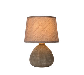 Lucide RAMZI - Tischleuchte - Ø 18 cm - 1xE14 - Braun Lucide RAMZI - Tischleuchte - Ø 18 cm - 1xE14 - Braun