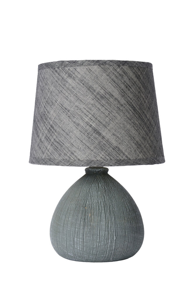 Lucide RAMZI - Tischleuchte - Ø 18 cm - 1xE14 - Grau Lucide RAMZI - Tischleuchte - Ø 18 cm - 1xE14 - Grau