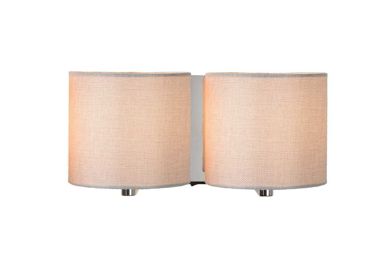 Lucide ENCRE Wandleuchte 2xE14 H 15.5cm Chrom Lucide ENCRE Wandleuchte 2xE14 H 15.5cm Chrom