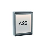 Lucide CADRA - Wandleuchte Außen - LED - 1x8W 3000K - IP54 - Schwarz Lucide CADRA - Wandleuchte Außen - LED - 1x8W 3000K - IP54 - Schwarz