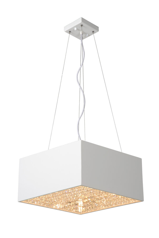 Lucide GLADIS Pendelleuchte 5xG9/40W exkl. Cristal/ Weiß