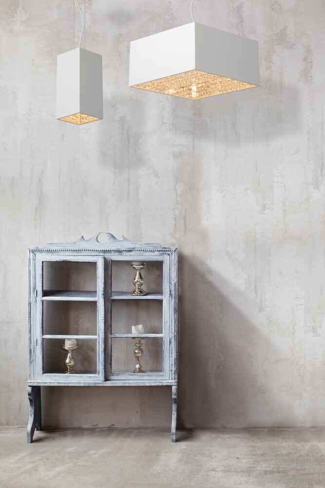 Lucide GLADIS Pendelleuchte 5xG9/40W exkl. Cristal/ Weiß