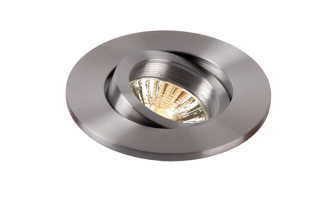 Lucide EAS Einbaustrahler Rund mit Blattfedern GU10 exkl.