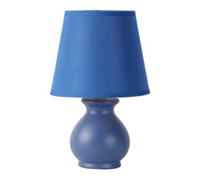 Lucide MIA Tischlampe Keramik E14 Ø17 H26cm Blau