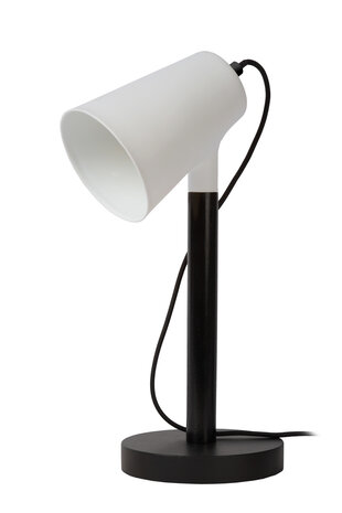 Lucide BRYTON Tischleuchte-Schwarz-1xE14-25W-Porsel.