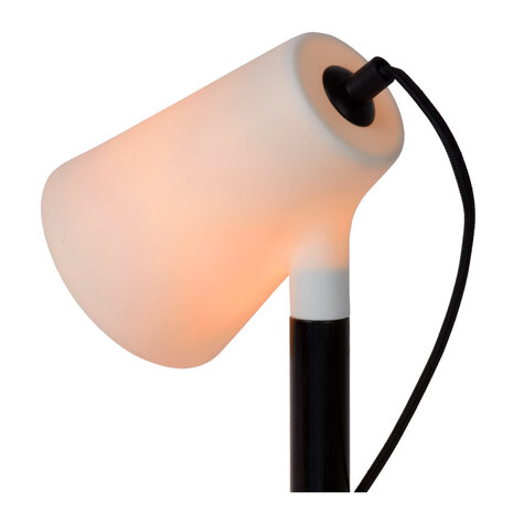 Lucide BRYTON Tischleuchte-Schwarz-1xE14-25W-Porsel.