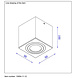 Lucide COS Spot Aufputz Quadratisch 9x9cm GU10/35W Aluminiu