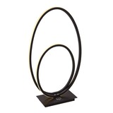 Freelight Tischleuchte Ophelia schwarz oval Freelight Tischleuchte Ophelia schwarz oval