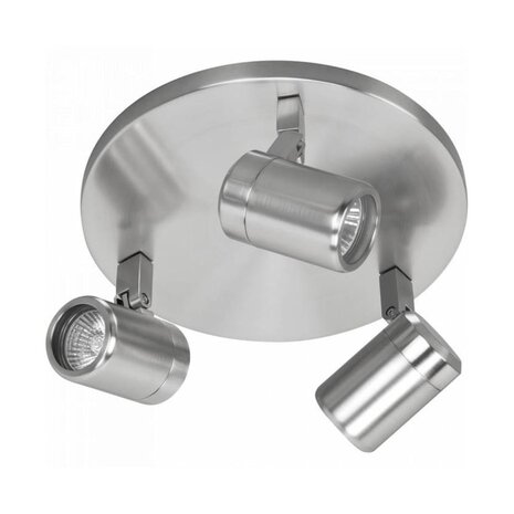 Highlight Spot Rain 3-Licht rund IP44 Chrom matt Highlight Spot Rain 3-Licht rund IP44 Chrom matt