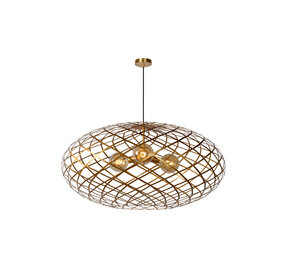 Lucide WOLFRAM Hängeleuchte 3x E27 Ø 99cm Matt Gold