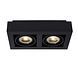 Lucide ZEFIX - Deckenstrahler - LED Dim to warm - GU10 (ES111) - 2x12W 2200K/3000K - Schwarz Lucide ZEFIX - Deckenstrahler - LED Dim to warm - GU10 (ES111) - 2x12W 2200K/3000K - Schwarz