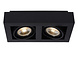 Lucide ZEFIX - Deckenstrahler - LED Dim to warm - GU10 (ES111) - 2x12W 2200K/3000K - Schwarz Lucide ZEFIX - Deckenstrahler - LED Dim to warm - GU10 (ES111) - 2x12W 2200K/3000K - Schwarz