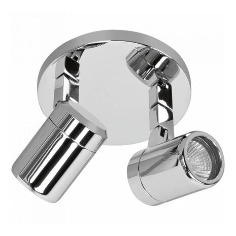Highlight Spot Rain 2-Licht rund IP44 Chrom Highlight Spot Rain 2-Licht rund IP44 Chrom
