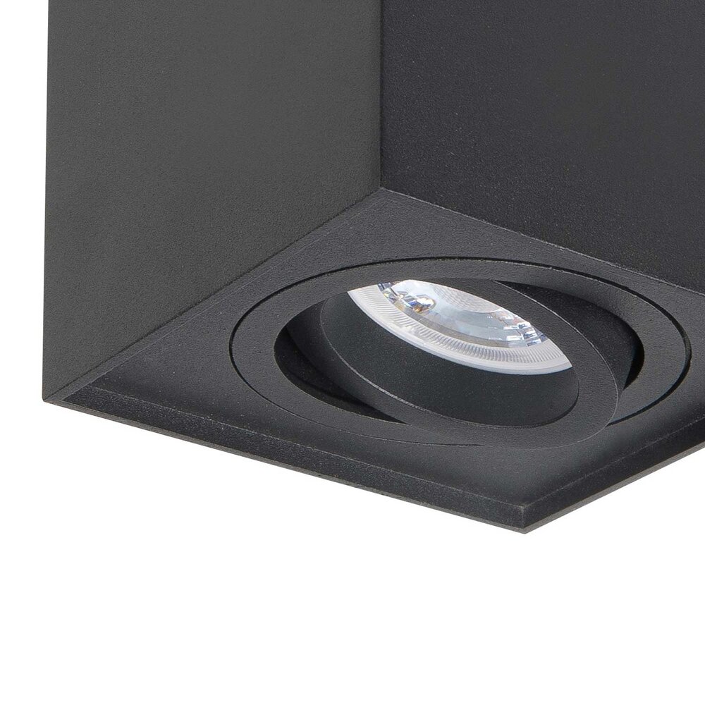 Highlight Spot Maxi Rebel Quadratisch B 10 cm schwarz