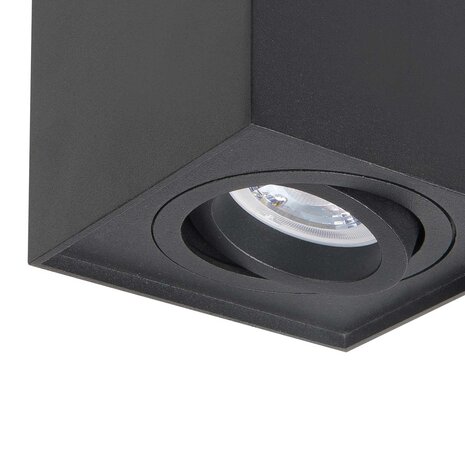 Highlight Spot Maxi Rebel Quadratisch B 10 cm schwarz