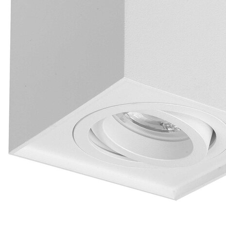 Highlight Spot Maxi Rebel Quadratisch B 10 cm weiß