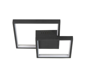 Highlight Deckenleuchte Piazza quadratisch B 32 cm schwarz Highlight Deckenleuchte Piazza quadratisch B 32 cm schwarz