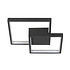Deckenleuchte Piazza quadratisch B 32 cm schwarz Deckenleuchte Piazza quadratisch B 32 cm schwarz