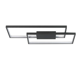 Highlight Deckenleuchte Stretto Rechteck L 69 cm B 29 cm schwarz Highlight Deckenleuchte Stretto Rechteck L 69 cm B 29 cm schwarz