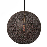 Freelight Hängeleuchte Oronero Ø 50 cm schwarz-gold Freelight Hängeleuchte Oronero Ø 50 cm schwarz-gold