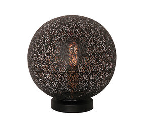 Freelight Tischleuchte Oronero Ø 30 cm schwarz-gold Freelight Tischleuchte Oronero Ø 30 cm schwarz-gold