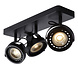 Lucide TALA LED - Deckenstrahler - LED Dim to warm - GU10 (ES111) - 3x12W 2200K/3000K - Schwarz Lucide TALA LED - Deckenstrahler - LED Dim to warm - GU10 (ES111) - 3x12W 2200K/3000K - Schwarz