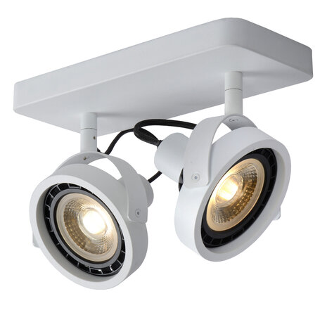 Lucide TALA LED - Deckenstrahler - LED Dim to warm - GU10 (ES111) - 2x12W 2200K/3000K - Weiß Lucide TALA LED - Deckenstrahler - LED Dim to warm - GU10 (ES111) - 2x12W 2200K/3000K - Weiß