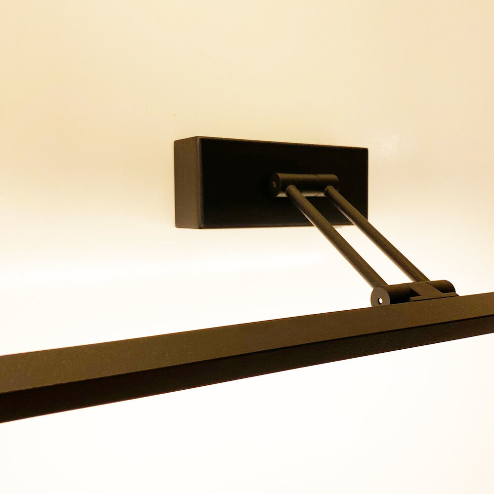 Highlight Malerei Licht Bild 36 cm schwarz