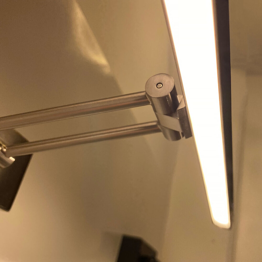 Highlight Malerei Licht Bild 36 cm schwarz