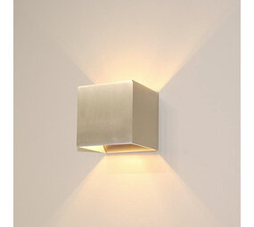 Artdelight Wandleuchte Gymm 10x10 cm exkl. G9 Aluminium Artdelight Wandleuchte Gymm 10x10 cm exkl. G9 Aluminium